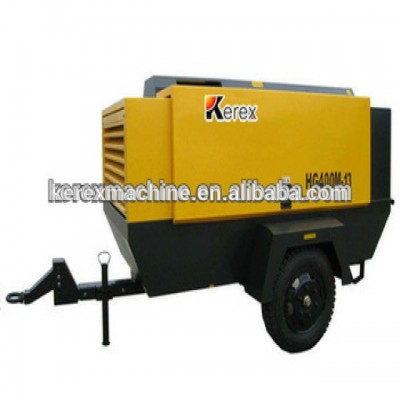 portable diesel 10 bar air compressor 84kw compressor HG300M-10