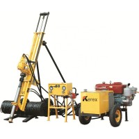 20m 68-130mm small blasting drilling rig machine HQJ100